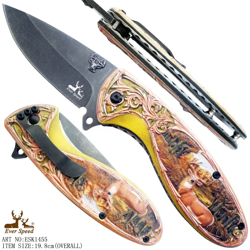 High class folding pocket camping pocket folding tactical knife survival tool