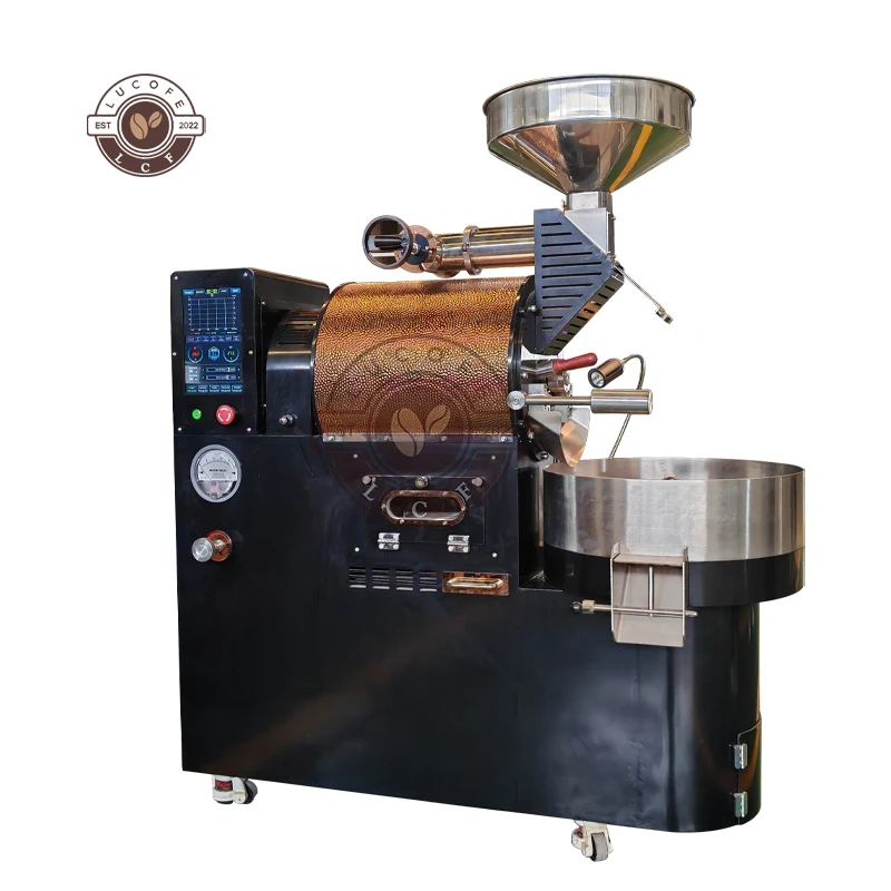 Stainless Steel 5kg/6kg/10kg/12kg Natural Gas/ Propane/Electric Coffee Roasting Equipment Roaster Machine