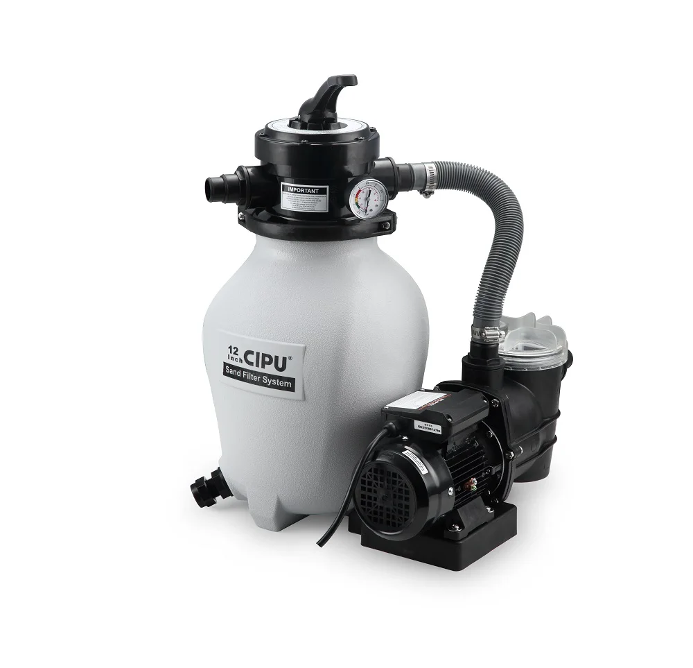 12 inch pool sand filter for 1/3 hp 1/2 hp sand filter pump with Prefilter small sand filter for above ground pool