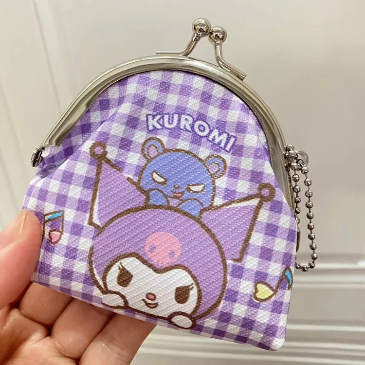 DHF211 Новое поступление Sanrioed cinnamoroll semicircula бумажник с железной пряжкой мультяшный милый кошелек сумка для ключей наушников