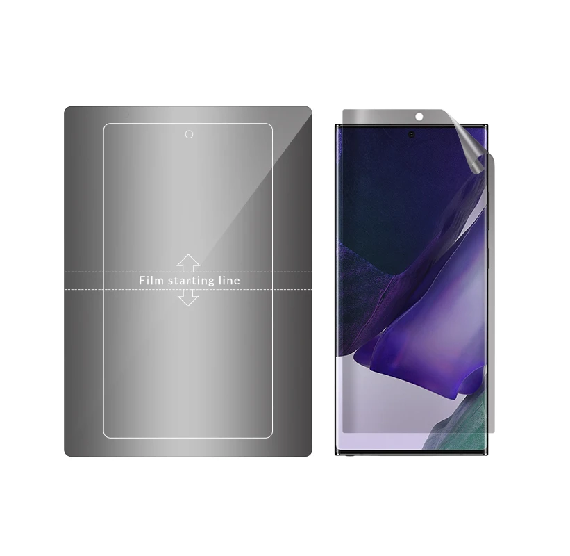 Low Moq Anti Spy Hydrogel Film 12*18Cm Privacy Matte Screen Protector Sheet