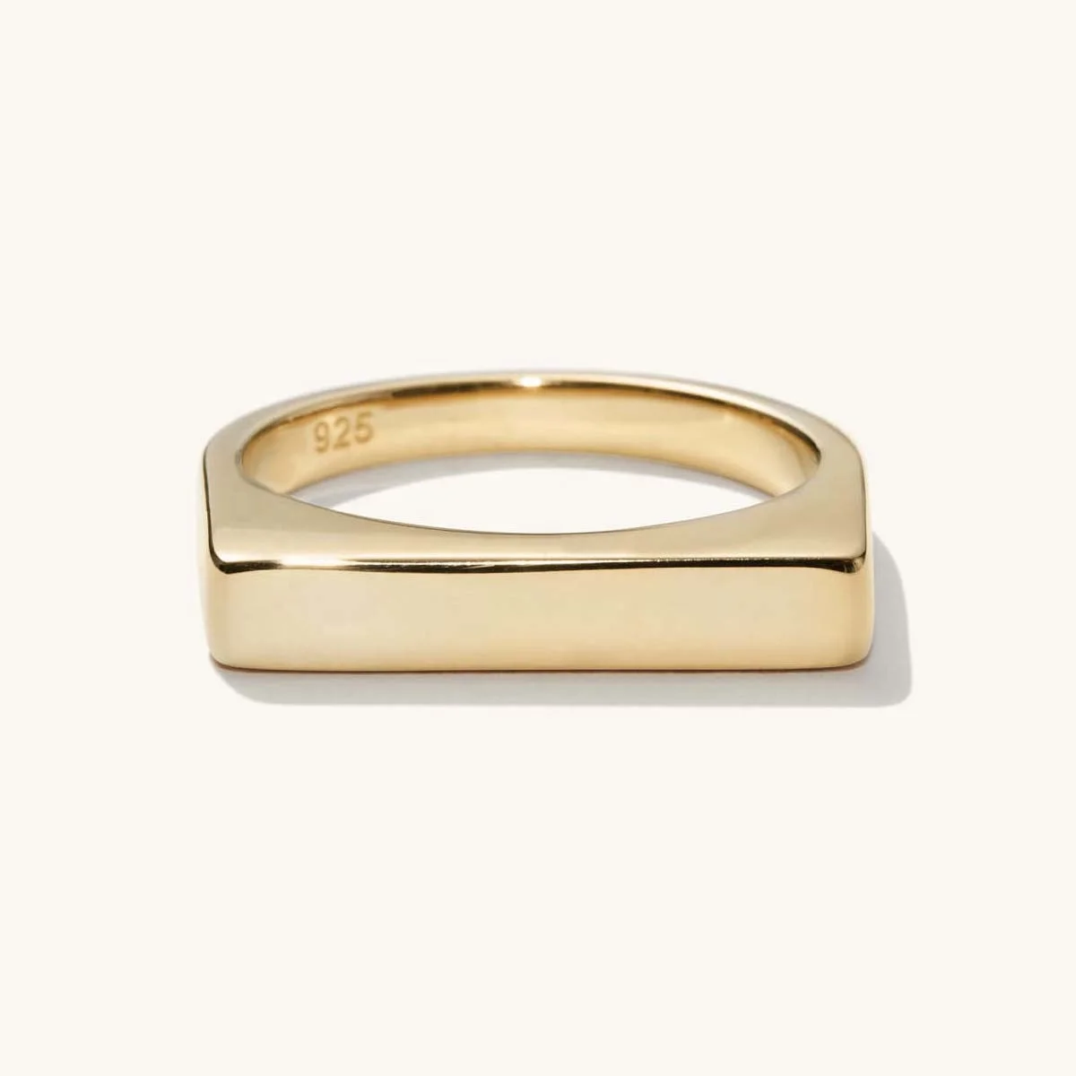 LOZRUNVE 18k золотое 14k Золотое персонализированное выгравированное именное кольцо-значок из стерлингового серебра 925 пробы