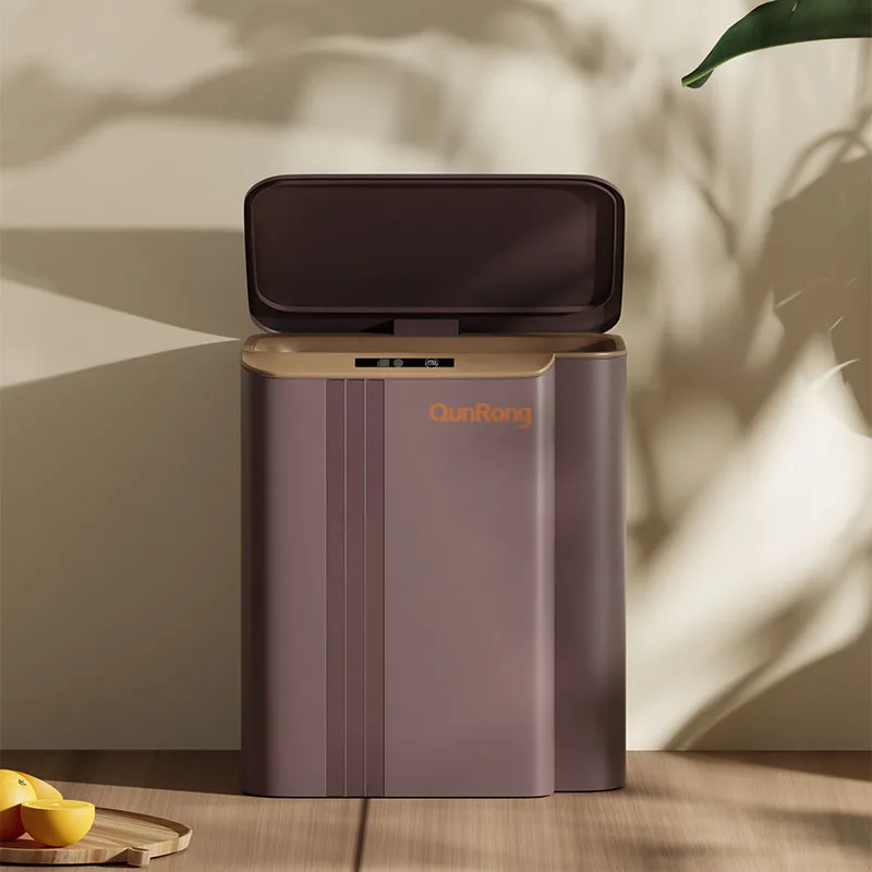 Oem Grey 13L / 18L / 23L Sensor trash bin Sleek Dustbins Smart Waste Bins Intelligent Garbage Can