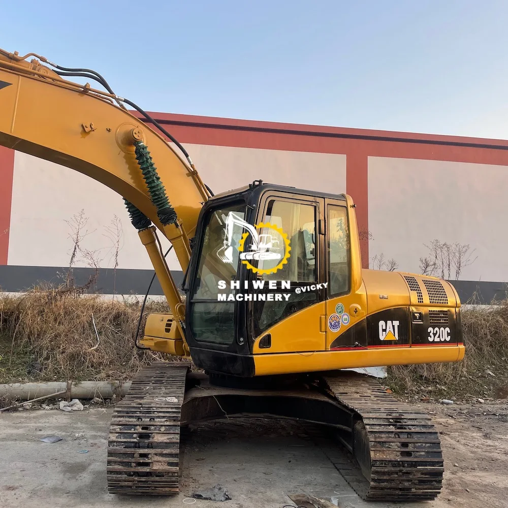 Used CAT 320C 320CL 320D 320D2 320GC excavator, secondhand Caterpillar CAT320c with Mitsubishi 3066 engine good performance