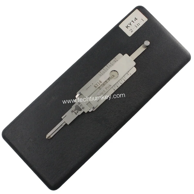 Original Lishi korean car kia- KY14auto lock pick decoder  2 in 1 with best quality