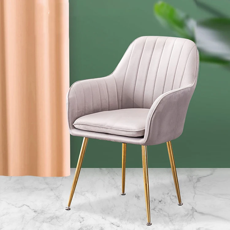 Wholesale Modern Luxury Soft comfortable nordic Velvet Upholstery sherpa lounge dining chair living room Chairs price