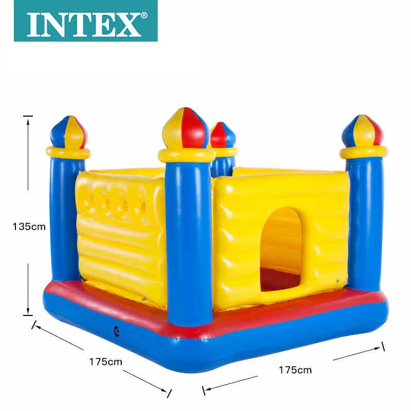 48259 надувной батут INTEX 175*175*135 см