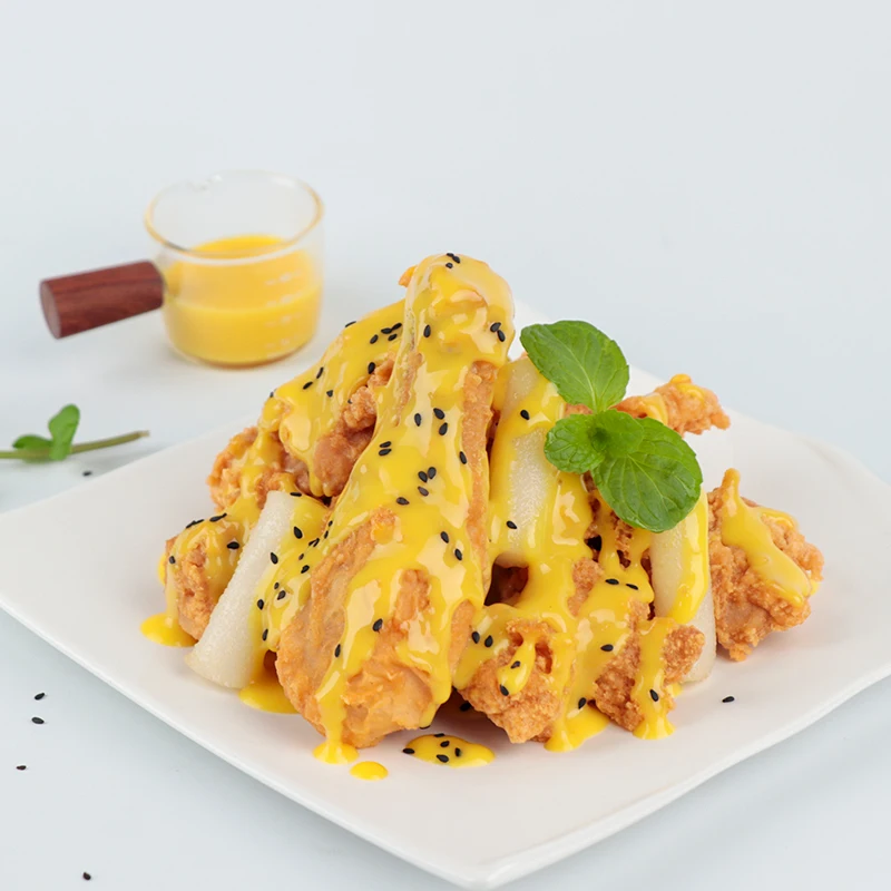 Большое количество низкая цена 1 кг соуса со вкусом меда и горчицы кг/12 пакетов в коробке Азиатский жареный куриный соус для ресторана/домашнего использования
