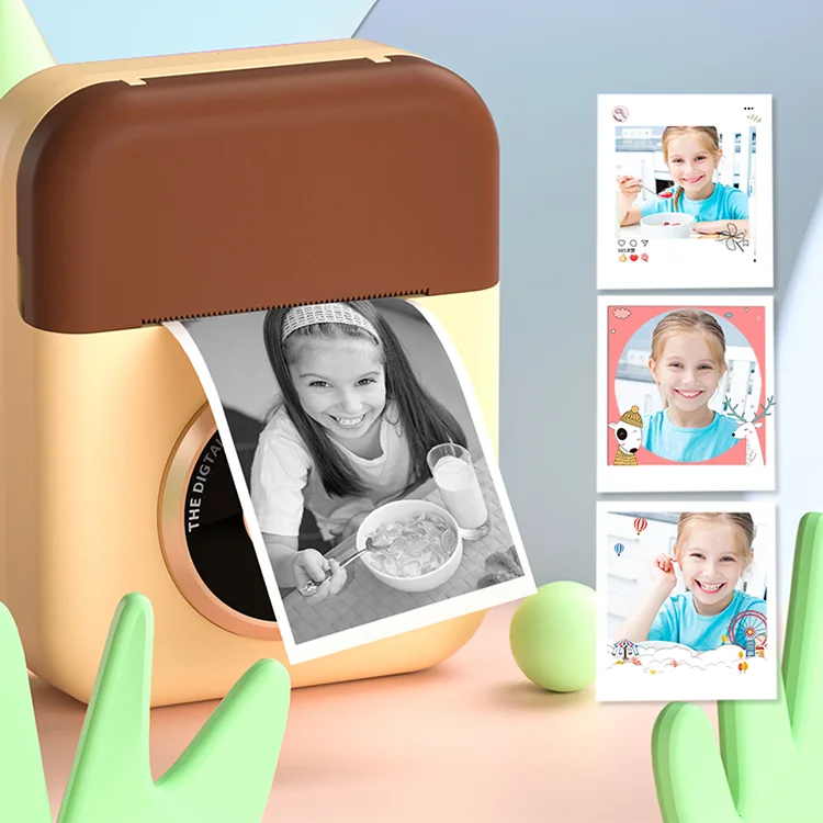 Factory Direct Kids Toy Instant Print Camera Mini Camera With HD Video Recording Dual Lens Thermal Photo Paper For Kids Gift