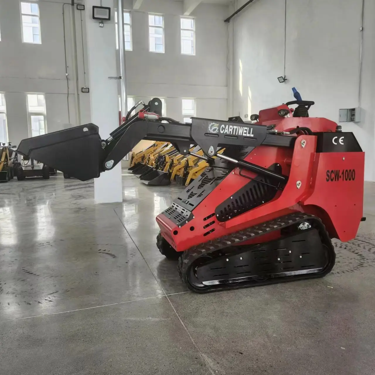 Mini Crawler Tracked EPA Euro5 Chinese Loader Manufacturer Skid Steer Loader Use Warehouse Farm Small Skid Loader Compact