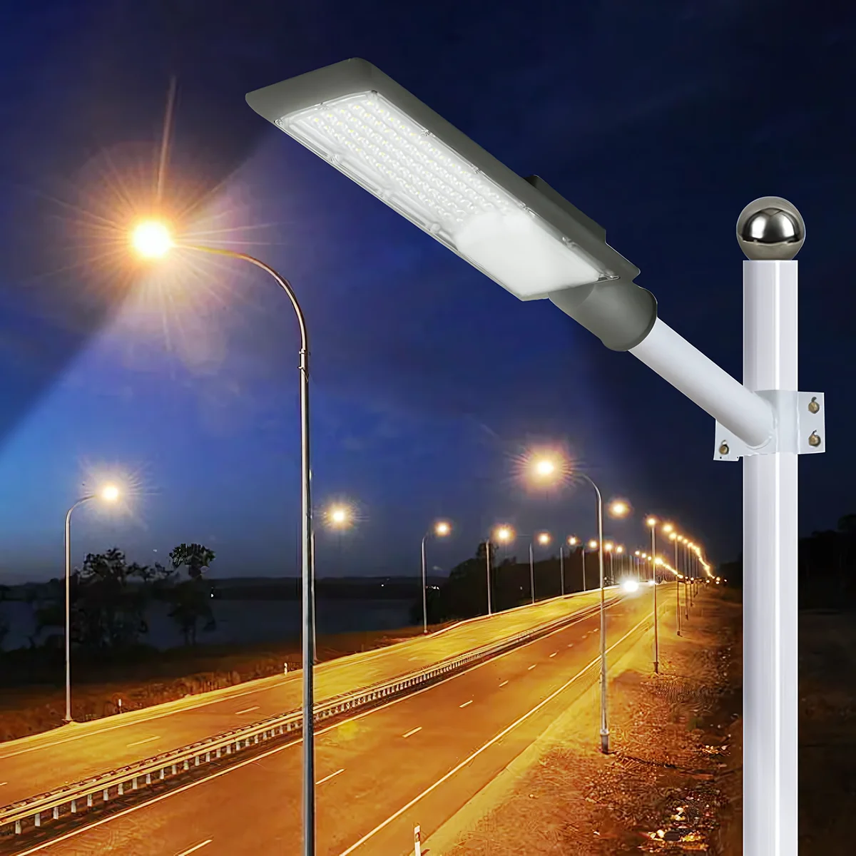 High Power Road Street Lamp Die Casting Aluminum IP65 Outdoor Streetlight 30w 50w 100w 200w 300w Led Street Light