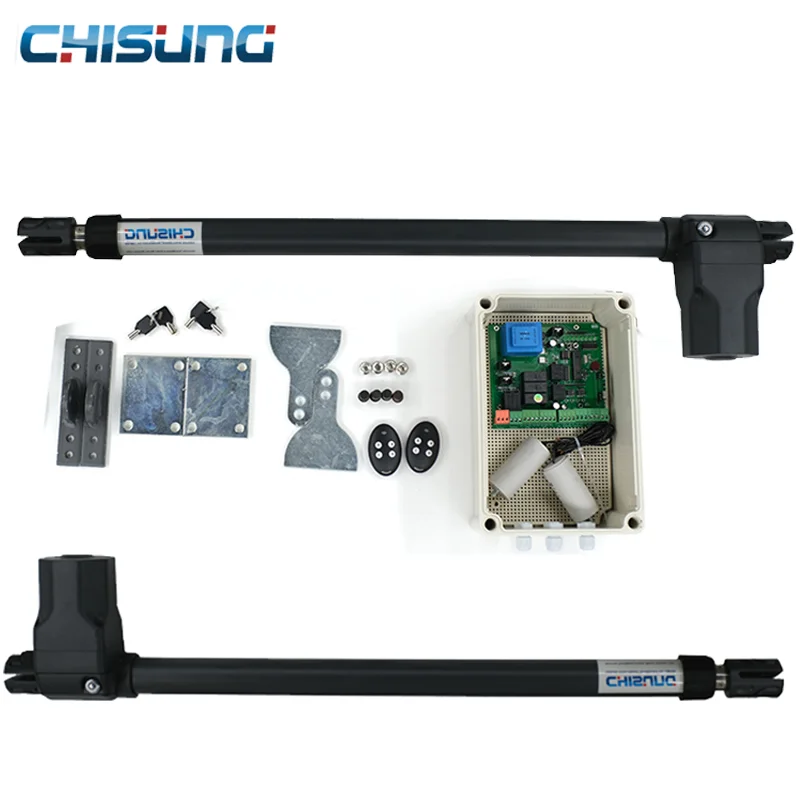 AC 230V/120V Beautiful Appearance Electric Heavy Duty Swing Gate Opener With Telescopic Rod