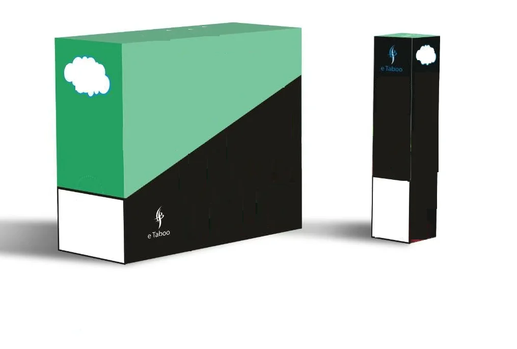 2021 E Taboo Pods Vape Pen с подсветкой одноразовая воздушная балка lux электронная сигарета испаритель