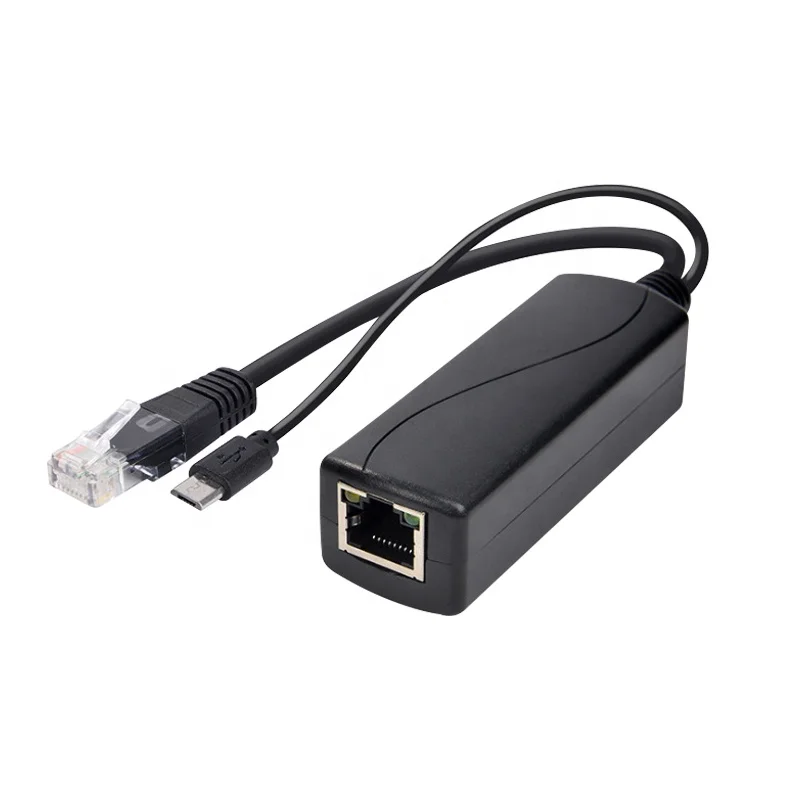 Стандартный гигабитный разделитель POE 48V постоянного тока до 5V2.1A TYPE-C/MICRO USB/DC четыре вида интерфейсов не являются