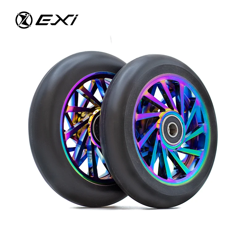 LZ14 bird nest shape core designed 120mm/110mm pro scooter wheels/stunt scooter wheels parts/Factory direct sales