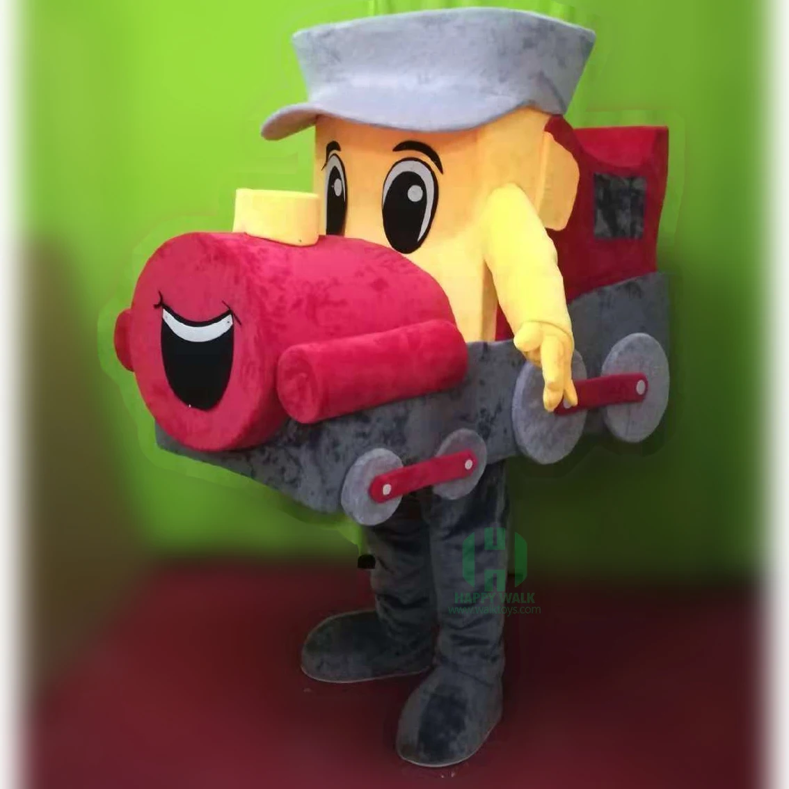 Best Quality Custom Adult Unisex Train Cartoon Mascot Costume for TV/Movie Cosplay Funny Train Costume