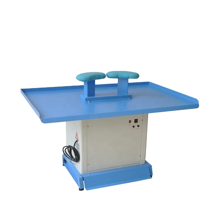 Shoulder seam vacuum ironing table machinery for cleaning