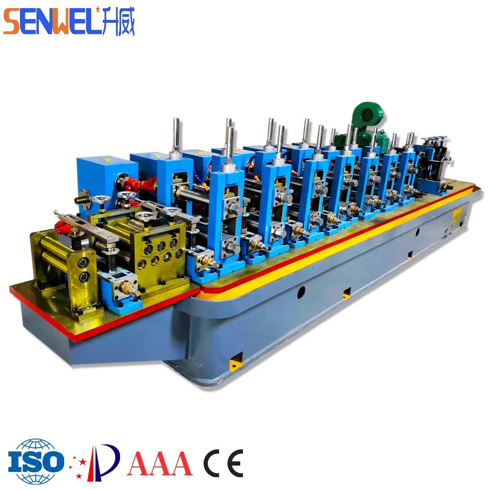 Good Quality SS HF ERW Welded Pipe Mill Machinery made in GUANGDONG SENWEL for making round and square pipe Manufacturer Price