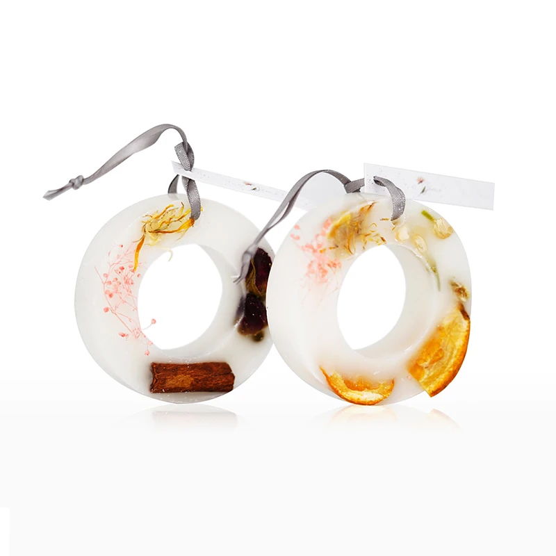 Decorative Luxury Gifts Dried Flower Wardrobe Handmade Fragrance Scented Wax Tablet