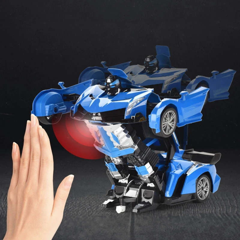 Transform Robot RC Remote Control Car Kids Car Deformation Radio Control Toys