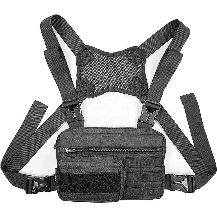 High Quality 500D Cordura EDC Rig Pouch Tactical Molle Admin Pouch Sports Utility Chest Pack