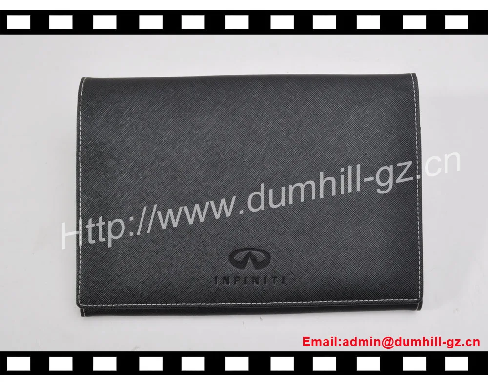 2024 New Custom Expand Leather Personal Organizer Notebook A5 Cover Travel File Holder Car service bookcase