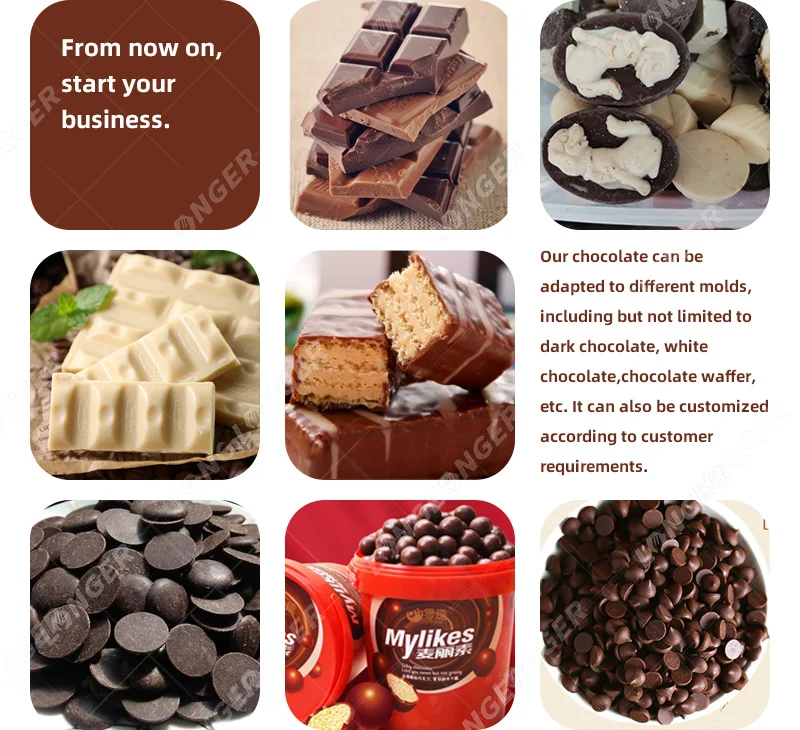 Automatic Oatmeal Chocolate Making Machine Video Chocolate Spread Production Line Of  Longer