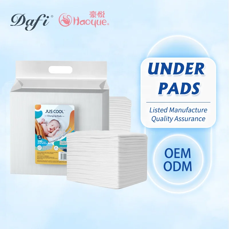 Non Slip Heavy Absorbent Urine Under Pads Disposable Underpad Incontinence Bed Pads 80cmx150cm