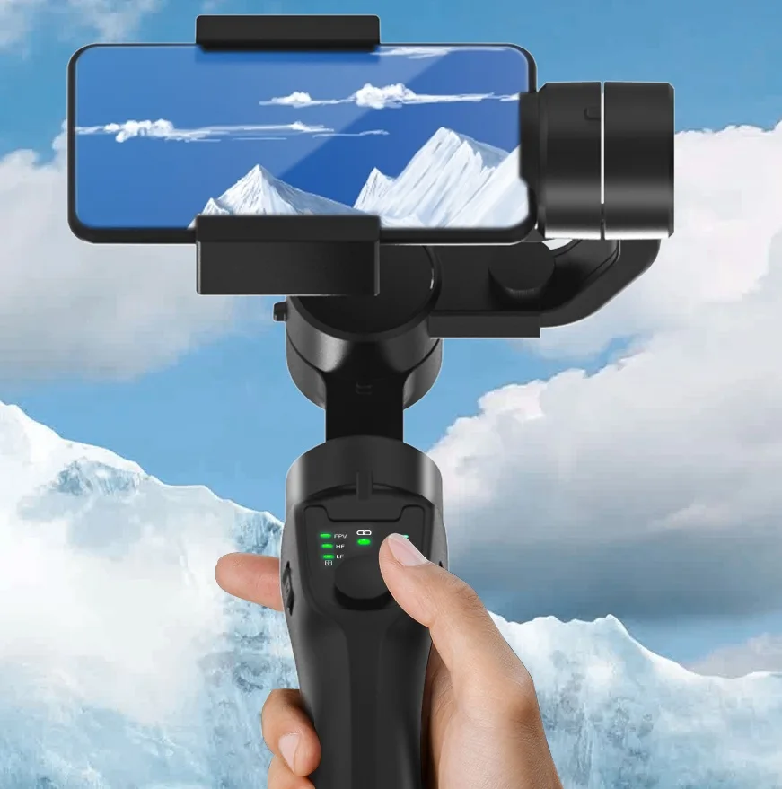 3-AXIS Gimbal  2021new  Camera Gimbal Cheapest  No APK/APP electrical stabilizer gambal 3 AXIS smartphone