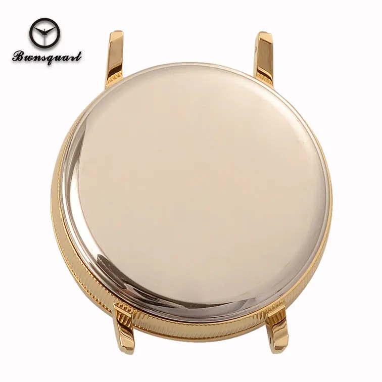 IP Electroplated Watch Parts Etched Roman Dial Stainless Steel Case CNC Finishing Fits Swiss Caliber 763