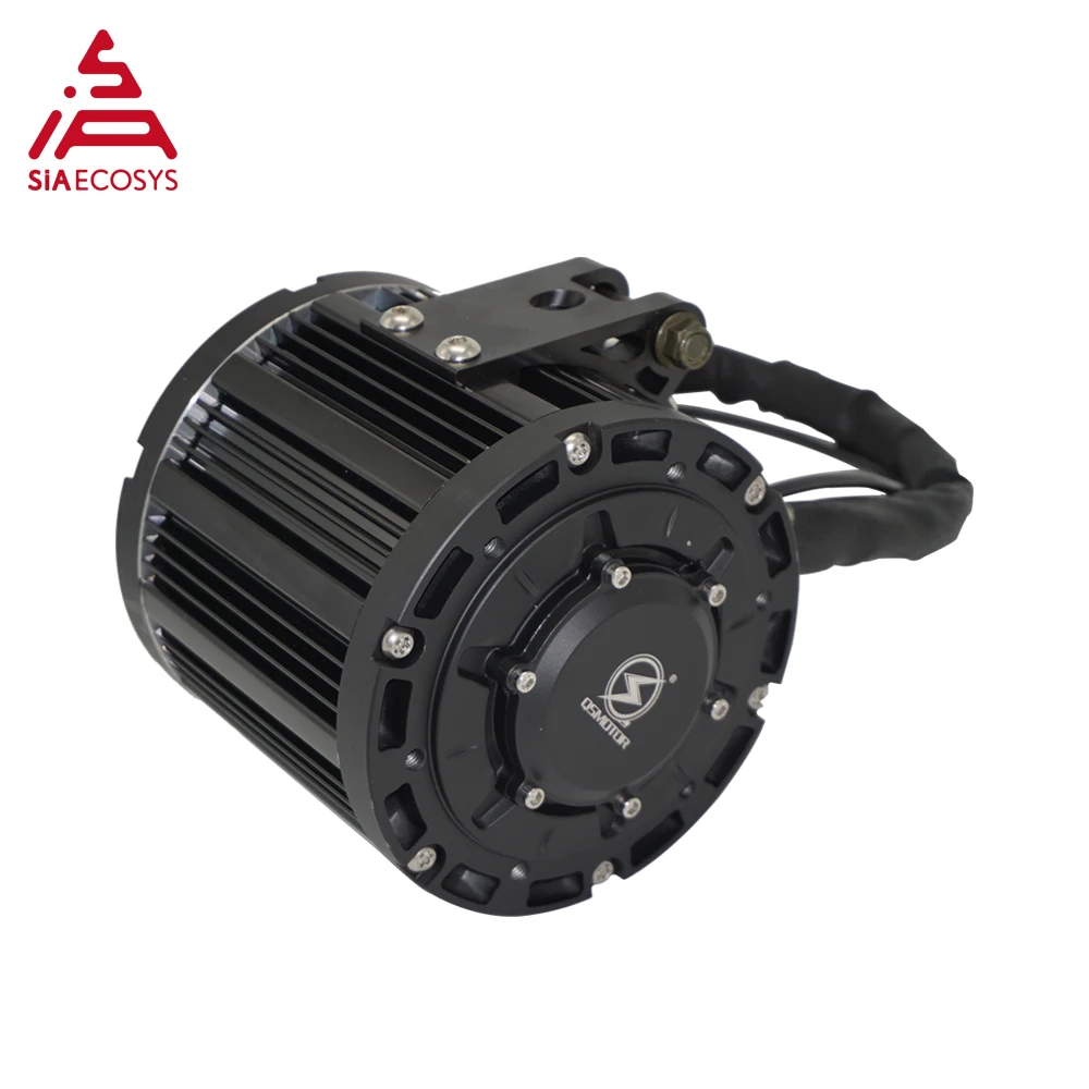 QSMOTOR 138 3000W V1 70H 72V 100KPH Mid drive Motor conversion kit with SIAYQ72180 Controller