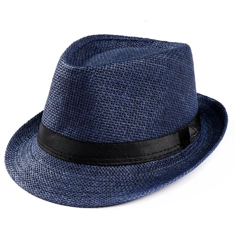 Wholesale Colorful Jazz Hat German Fashion High Quality Fedora Hat, Beach Sun Protect Gangster Hat