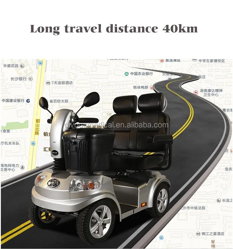 New Product Folding Disabled Elderly Electrical Mobility Scooter With Safety
