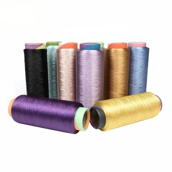 150D Flame Retardant stretch polyester nylon dty yarn polyester recycled yarn