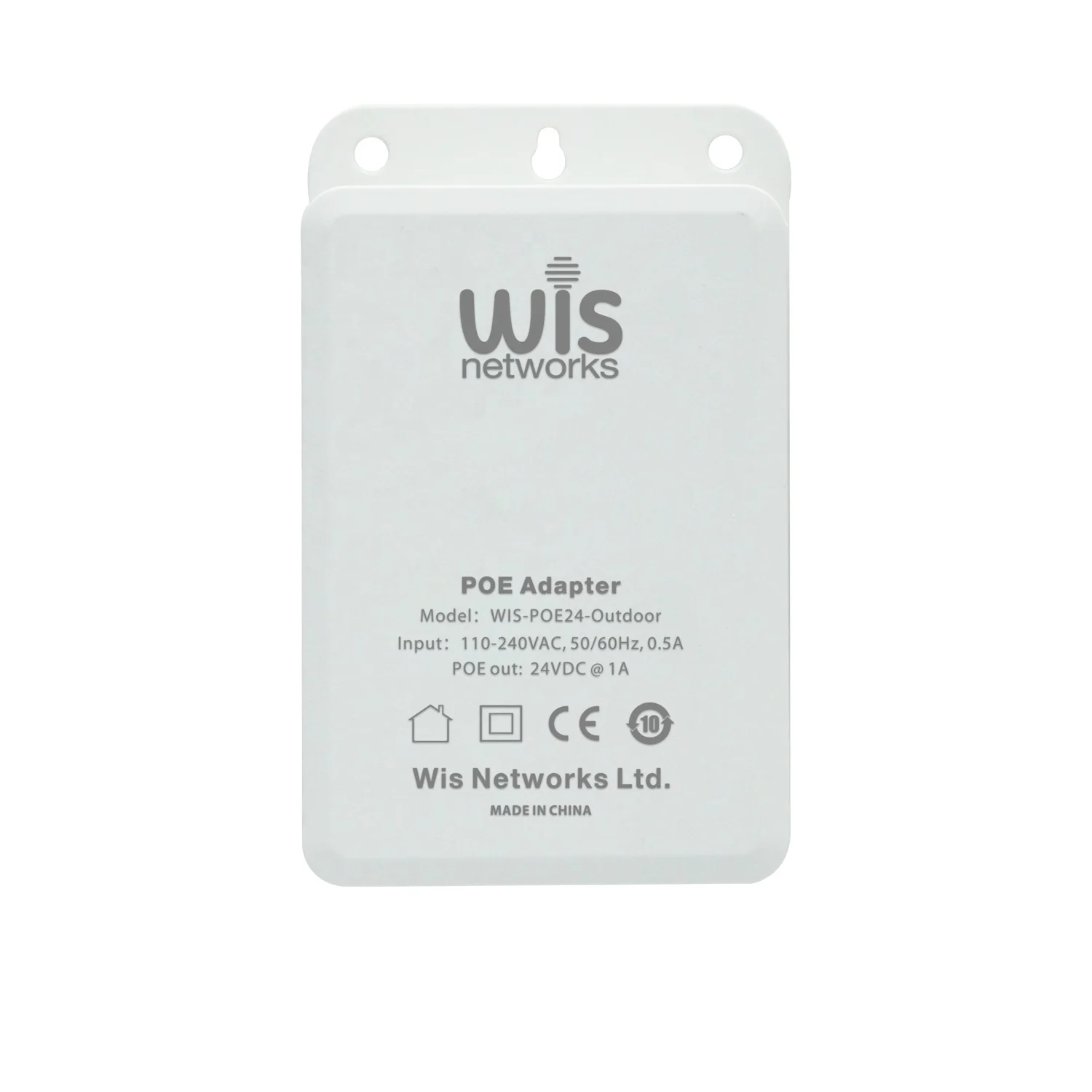 24V 1A Outdoor POE Adapter for  Ubiquiti, mimosa,cambium wireless Bridge cpe