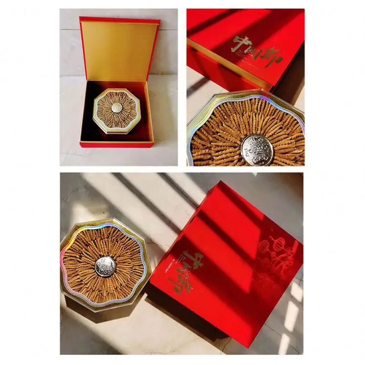 Large Wholesale Freeze-Dried Cordyceps Sinensis Plant Extract Broken Grass Cordyceps Sinensis Plastic Container Drum Packaging
