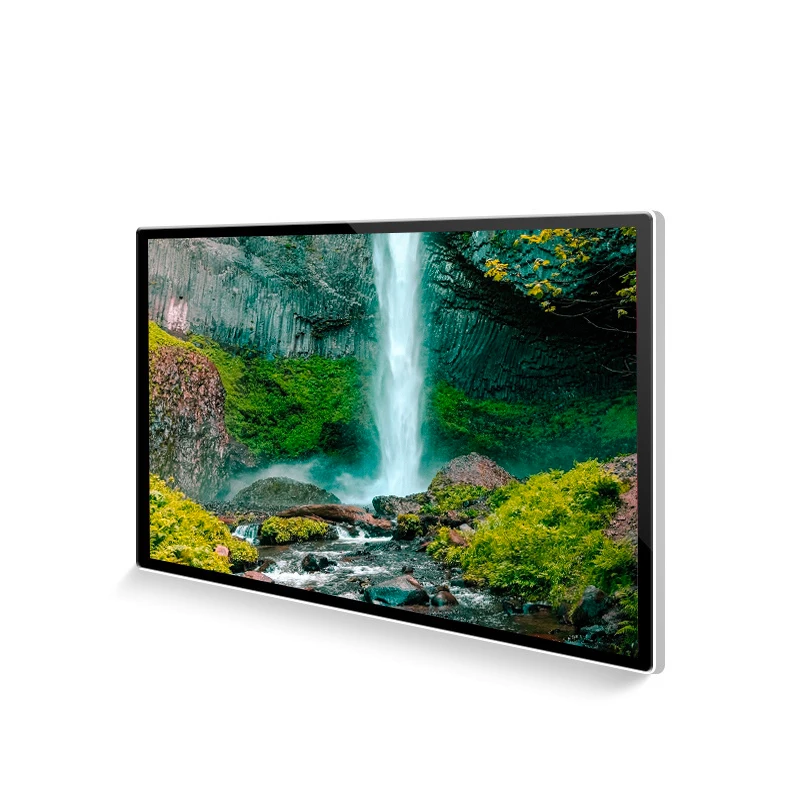 65 inch indoor LCD full HD 1080P 4k digital signage player, advertising screen display monitor, touch screen interactive board