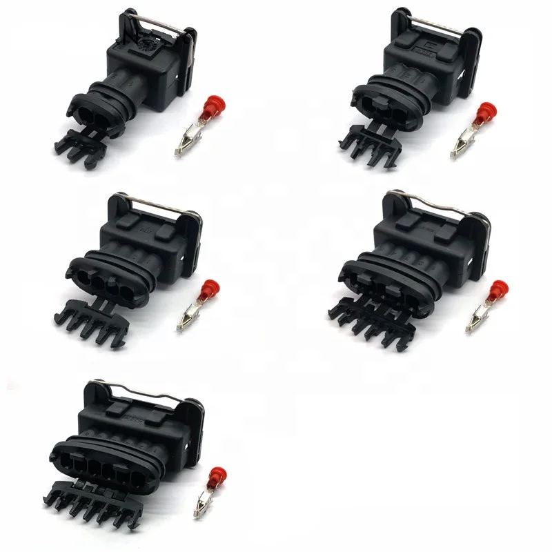 Tyco AMP 2 3 4 5 6 Pin Way Automobile Waterproof Wire Connector Socket Plug 282189-1 282191-1 282192-1 282193-1 282767-2