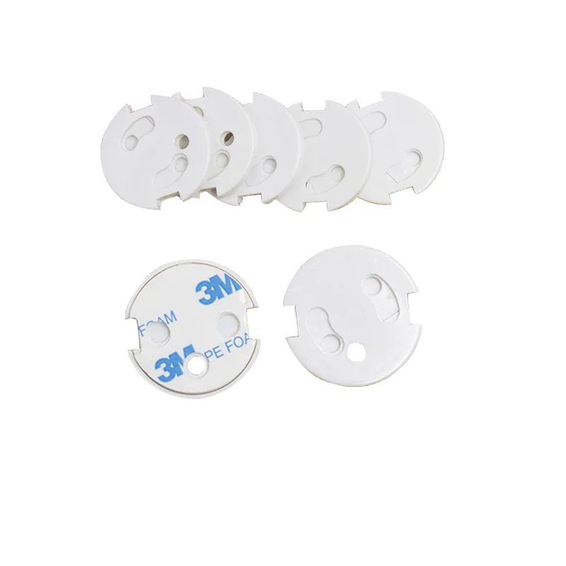 
360 Degree Rotatable Type-E SCHUKO Outlet Plugs Baby Anti-electric Shock Socket Covers Protection White 