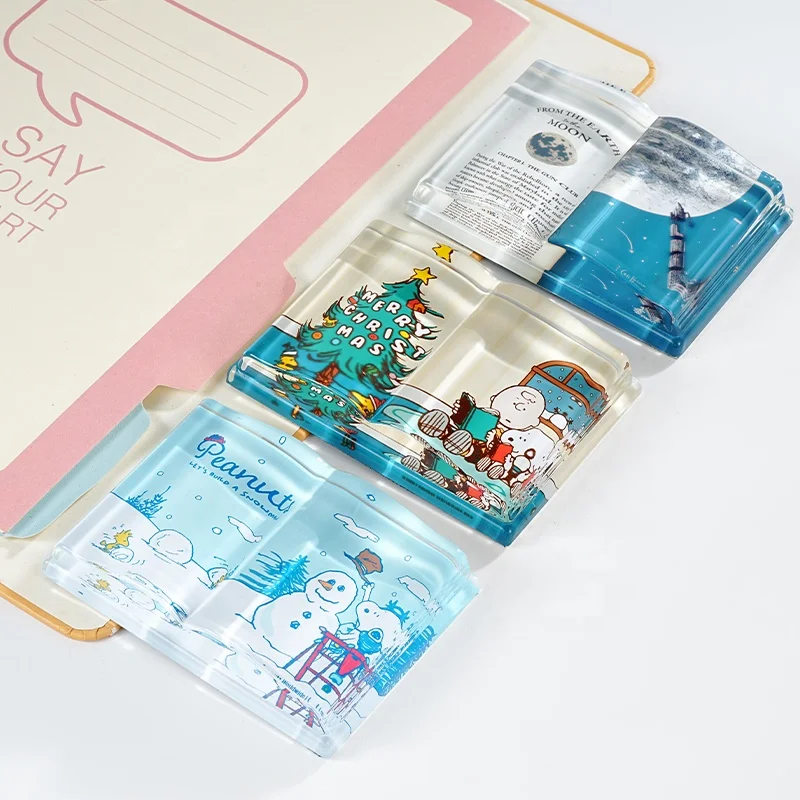 customized logo print Crystal Book Min Top Quality Blank Wholesale UV Engraved Crystal Cube Glass Crystal Book award