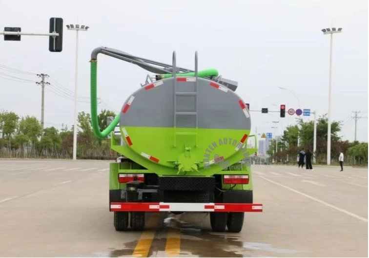 Used Second Hand Septic Pool Farm Animal Waste or Human Waste Suction Truck with Pump