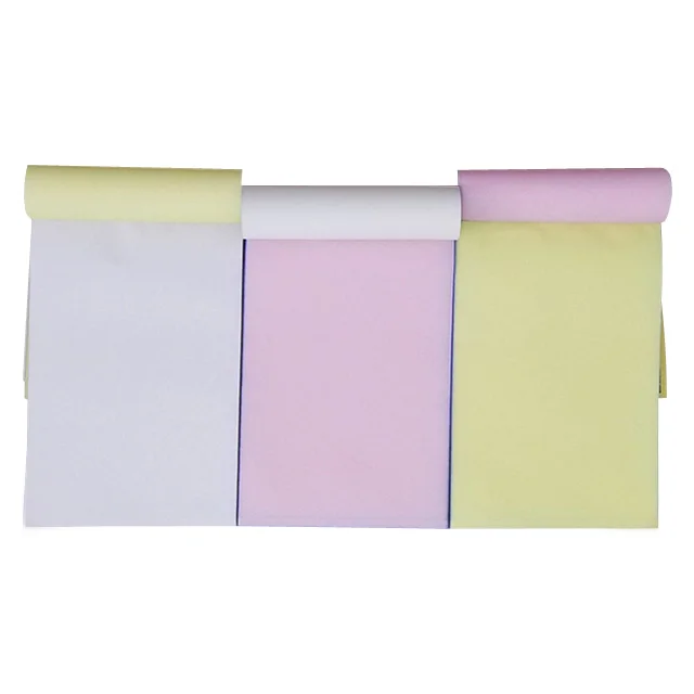 Free Shipping Invoice Bill Self-copy Paper Blue Image 3 Ply Computer Form Paper