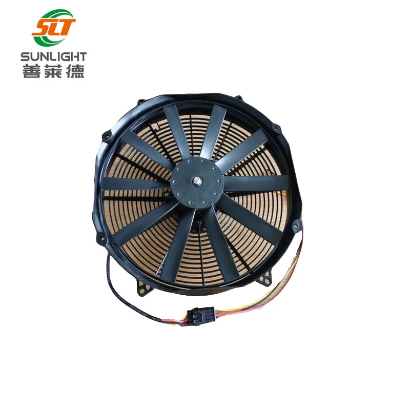 16In blowering BLDC fan radiator cooling fan motor 24v with PWM control