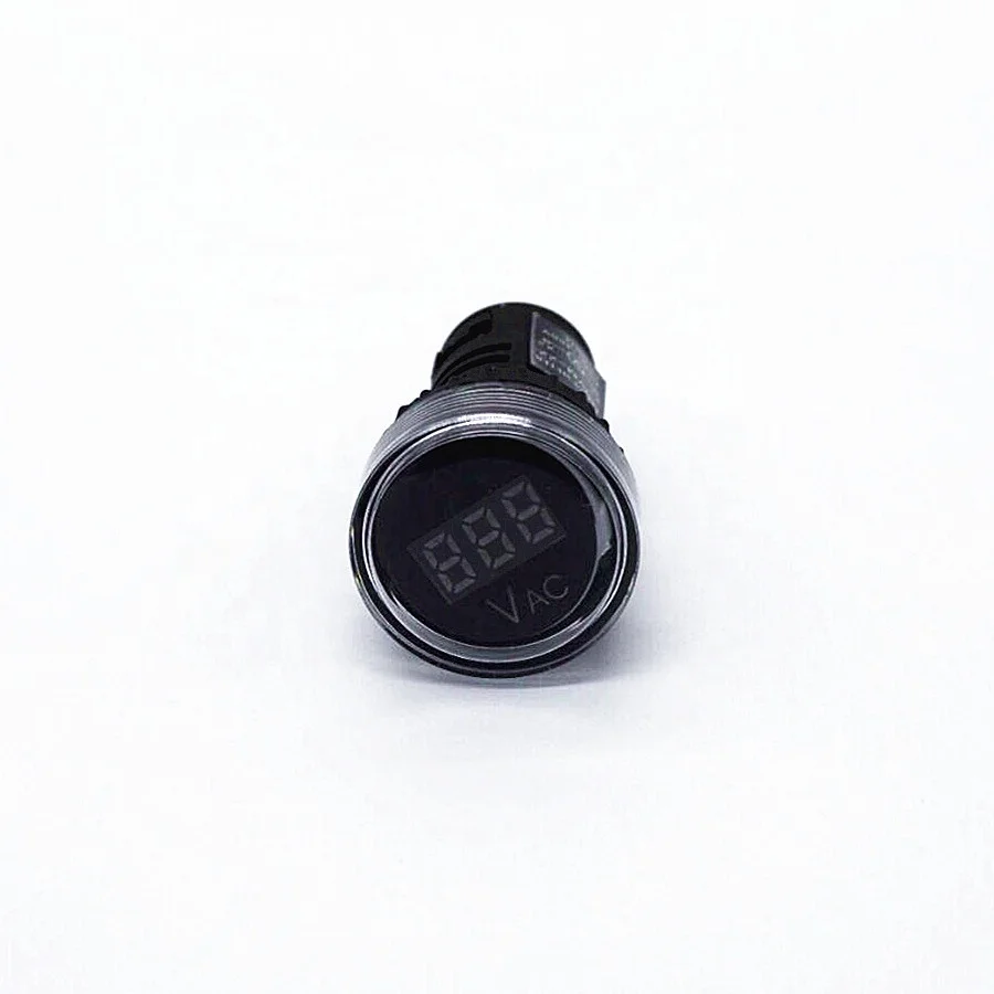 Factory supply best quality red black white green voltage meter dial indicator light