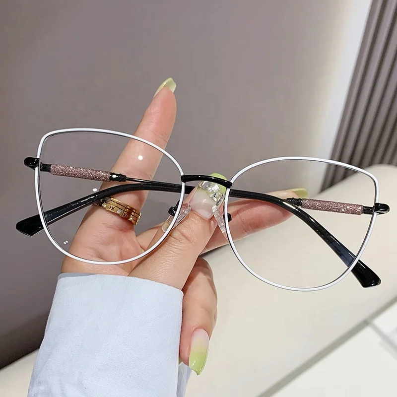 7140 New Anti Blue Light Blocking Glasses Fashion  Computer Glasses Woman Eyewear