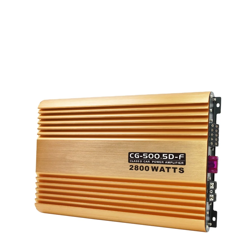 Suoer новый тренд CG-500.5D-F аудио 5 каналов full частота класса D max 2800 Вт автомобильный