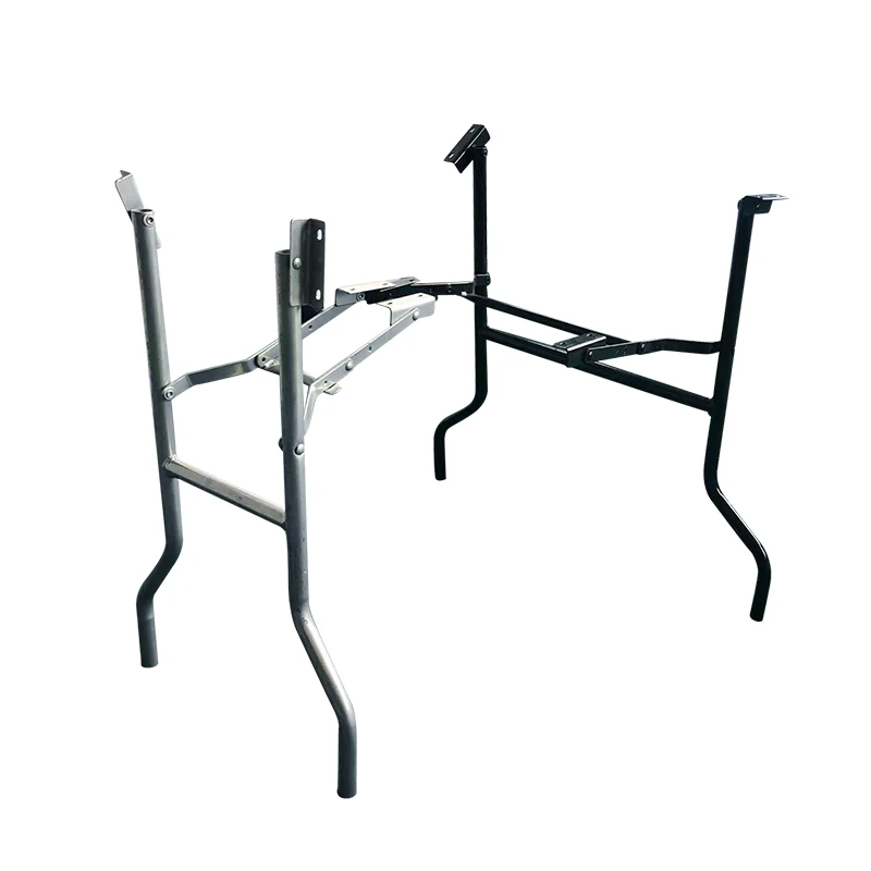 Factory Direct Supply Foldable Dinner Table Metal Frame Folding Table Legs (1600558210978)