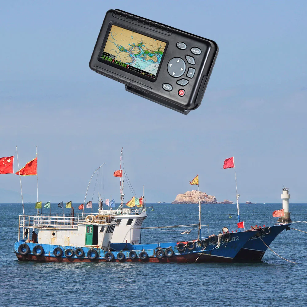 YSP Marine Electronics Gps Echo Sounder with Probe for Fishing