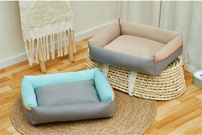 Comfortable Detachable Washable Dog Calming Beds Dog Beds Eco Friendly Small To Large Dog Beds