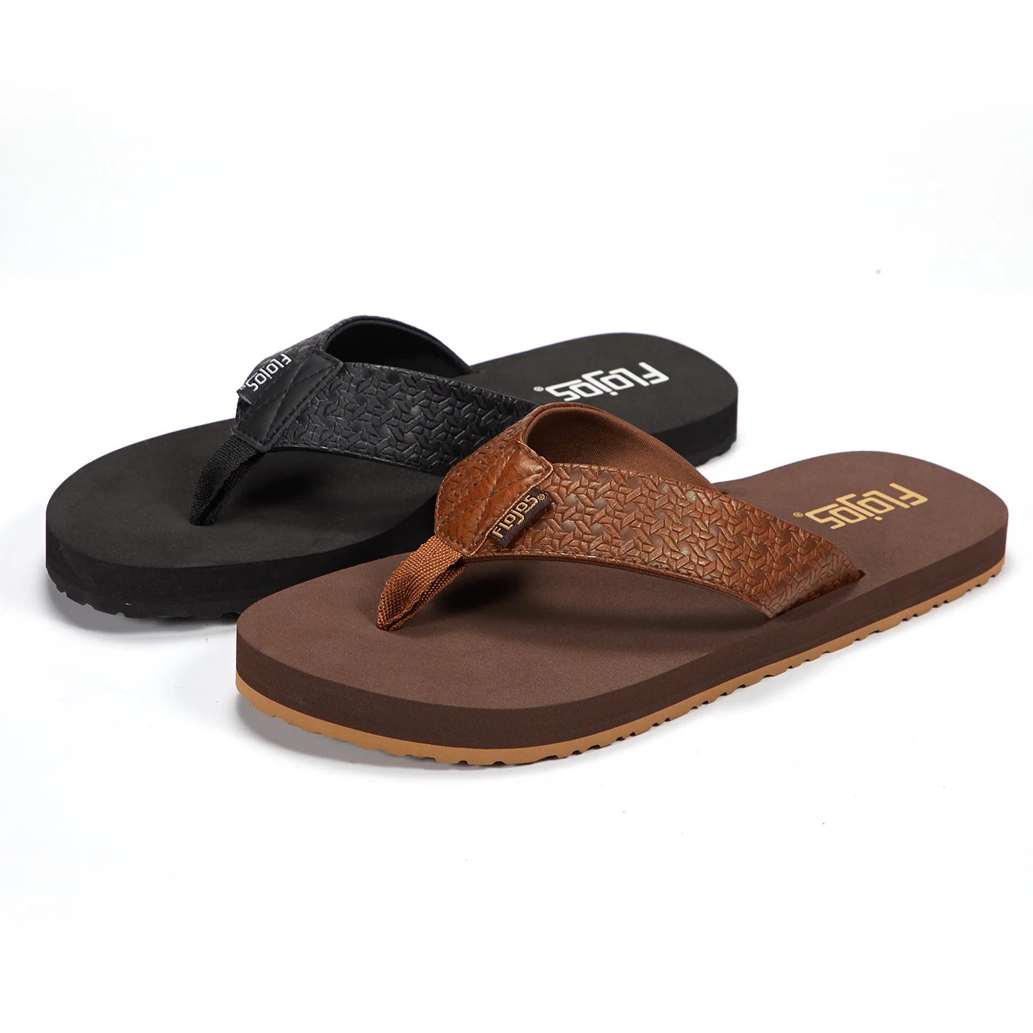Wholesale Men PU knit   flip flops high quality mens footwear  custom men slippers
